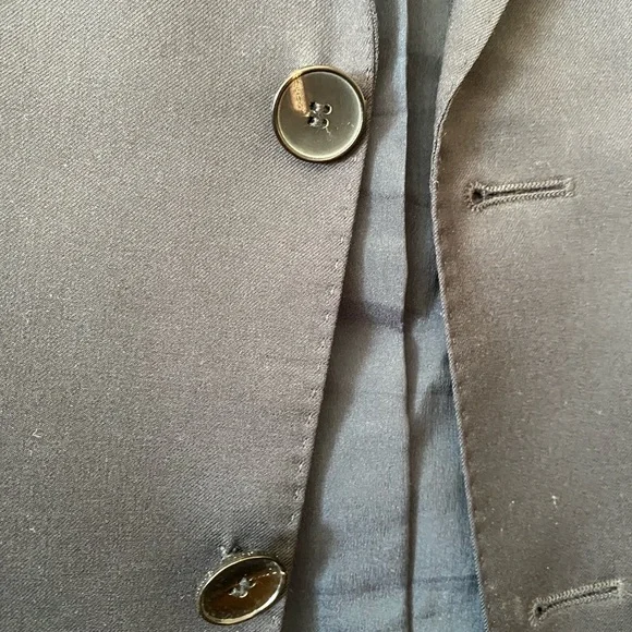 Hugo Boss Guabello Super 120 Virgin Wool Navy Blue US 36R